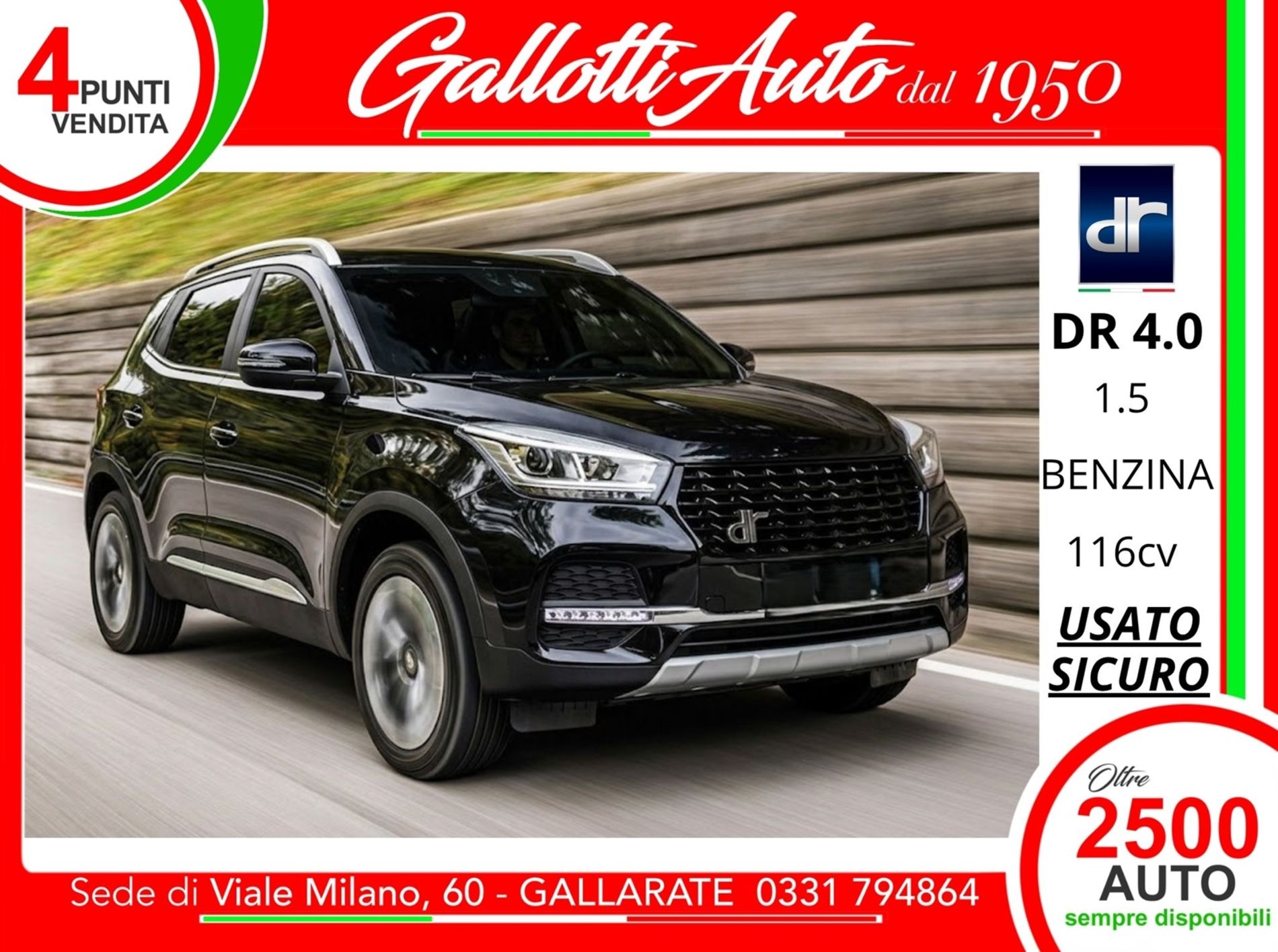  1.5 116cv - SENZA VINCOLI DI FINANZIAMENTO - Gallotti Auto